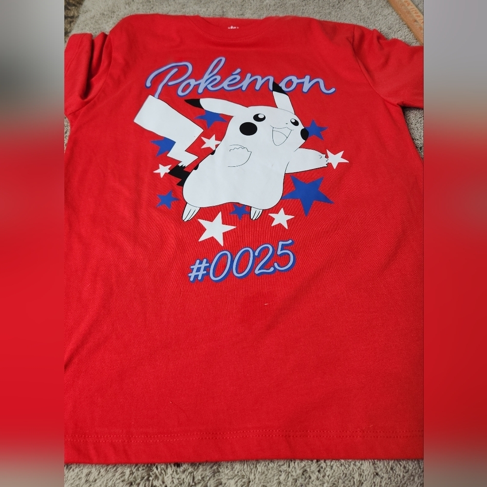 Kids Pokemon Red T-Shirt - XL
